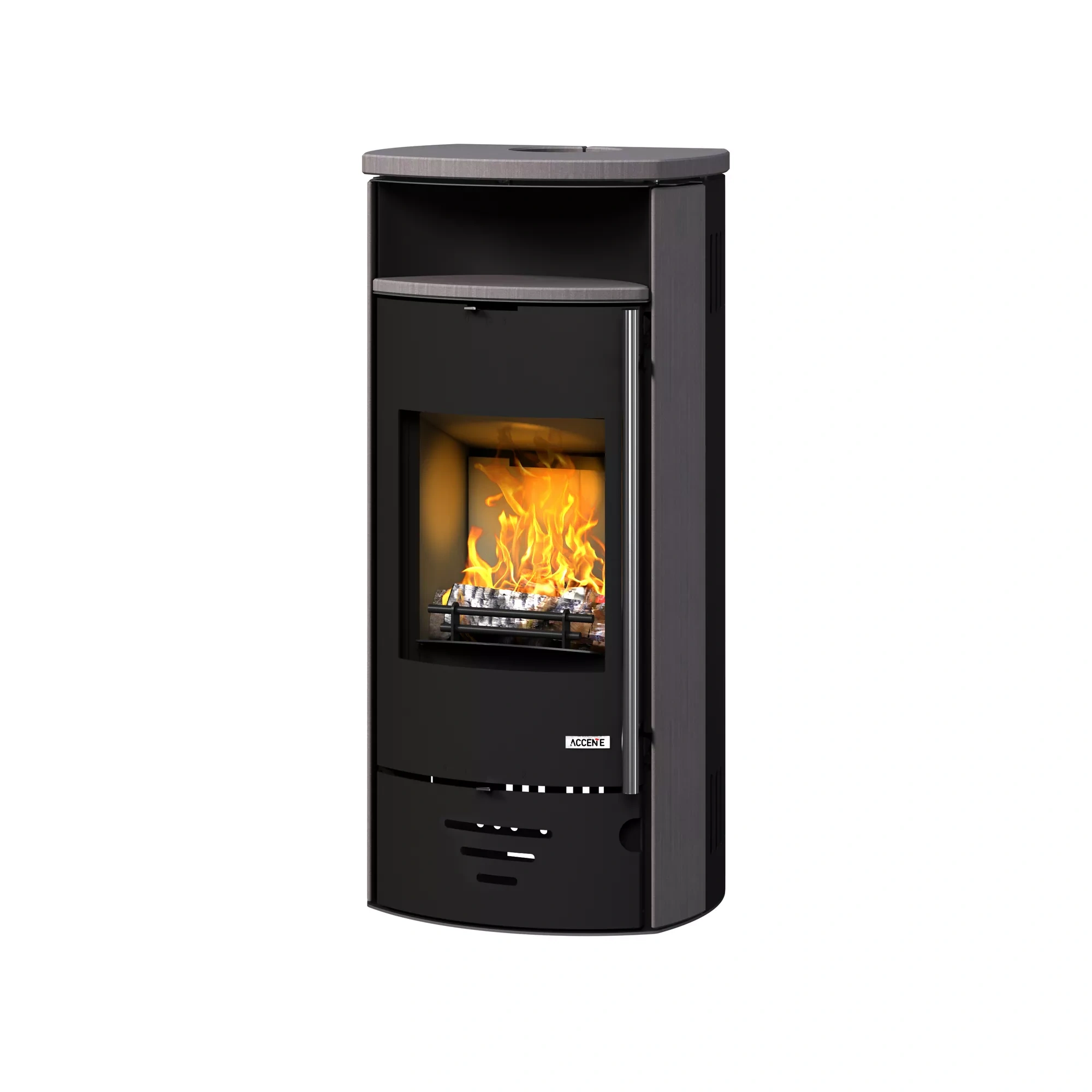 ACCENTE Kaminofen „Casablanca 4.0 STS“ – Rosewood-Sandstein, 7 kW