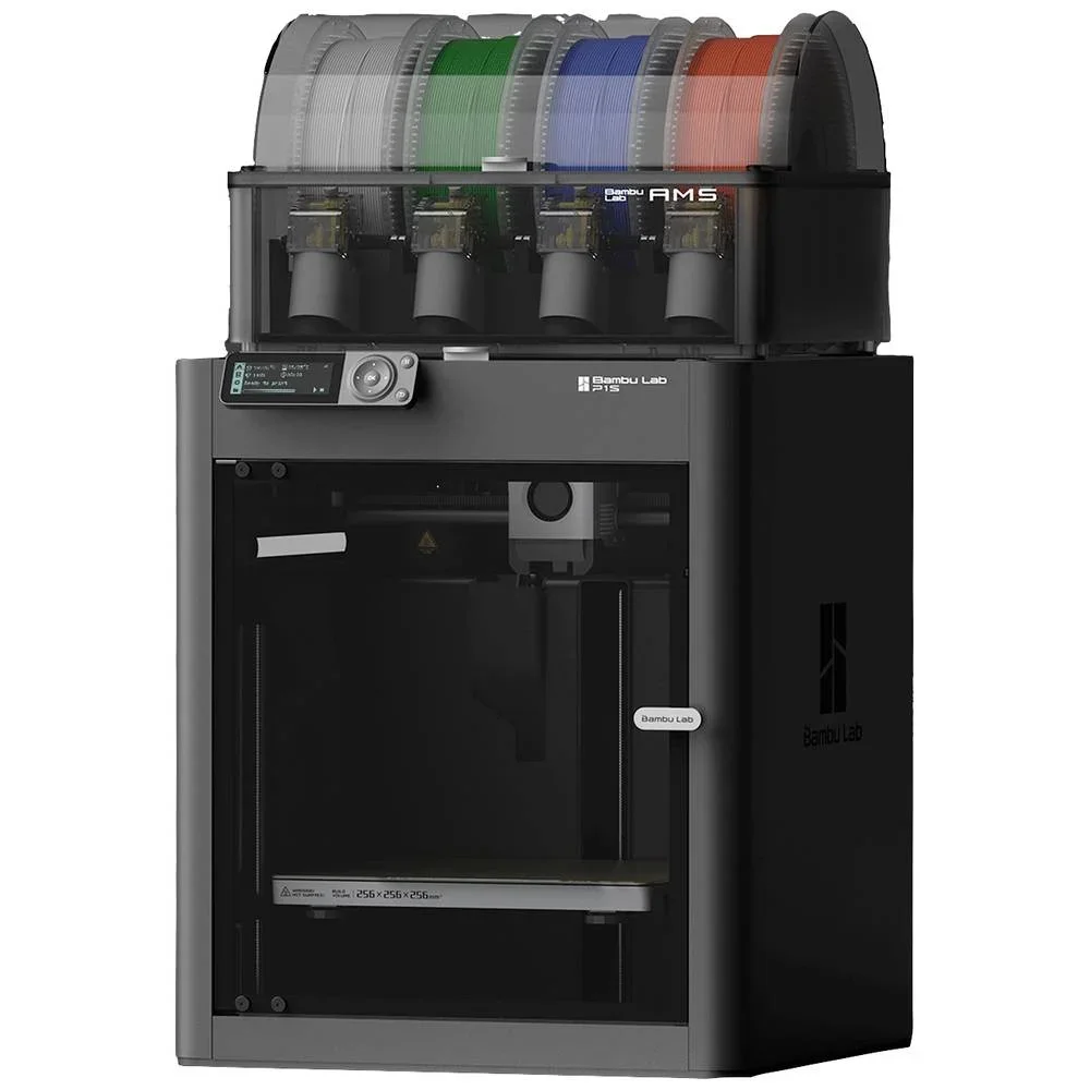 Bambu Lab P1S Combo 3D-Drucker – Geschlossenes System, AMS-kompatibel & inkl. Filament