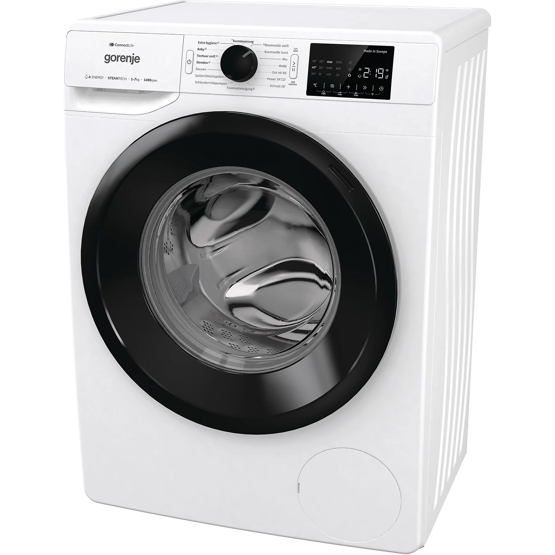 GORENJE Waschmaschine WPNEI 74 SA 1 TS – 7 kg, 1400 U/Min., Energieklasse A